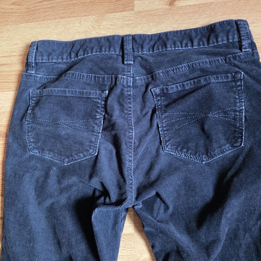 LOFT Ann Taylor Corduroy Pants Womens Sz 4 Blue Modern Boot Preppy Casual - Picture 9 of 10
